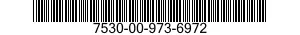 7530-00-973-6972  7530009736972 009736972