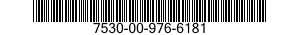 7530-00-976-6181  7530009766181 009766181