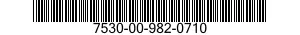 7530-00-982-0710  7530009820710 009820710