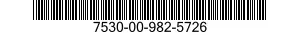 7530-00-982-5726 CHART,RECORDING INSTRUMENT 7530009825726 009825726