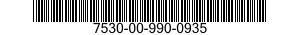 7530-00-990-0935 CHART,RECORDING INSTRUMENT 7530009900935 009900935