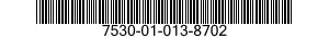 7530-01-013-8702  7530010138702 010138702