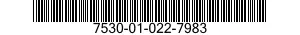 7530-01-022-7983 CHART,RECORDING INSTRUMENT 7530010227983 010227983