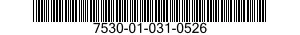 7530-01-031-0526  7530010310526 010310526