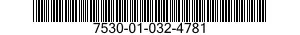 7530-01-032-4781  7530010324781 010324781
