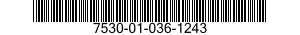 7530-01-036-1243  7530010361243 010361243
