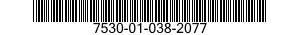 7530-01-038-2077  7530010382077 010382077