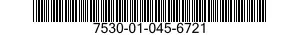 7530-01-045-6721  7530010456721 010456721