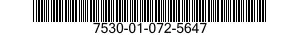 7530-01-072-5647 CHART,RECORDING INSTRUMENT 7530010725647 010725647