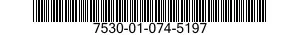 7530-01-074-5197  7530010745197 010745197