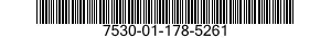 7530-01-178-5261  7530011785261 011785261