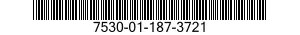 7530-01-187-3721 CHART,RECORDING INSTRUMENT 7530011873721 011873721