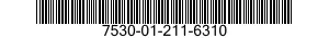 7530-01-211-6310 CARD,TABULATING,EAM 7530012116310 012116310