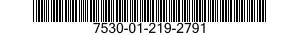 7530-01-219-2791  7530012192791 012192791