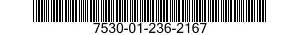 7530-01-236-2167  7530012362167 012362167