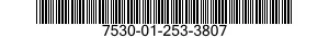 7530-01-253-3807  7530012533807 012533807