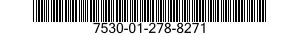 7530-01-278-8271 PAPER,TABULATING MACHINE,SHEET 7530012788271 012788271