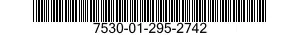 7530-01-295-2742  7530012952742 012952742