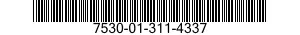 7530-01-311-4337 PAPER,RECORDING,FACSIMILE 7530013114337 013114337