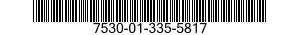 7530-01-335-5817 PAPER,COPYING,XEROGRAPHIC PROCESS 7530013355817 013355817