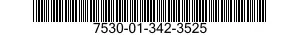 7530-01-342-3525 LABEL 7530013423525 013423525