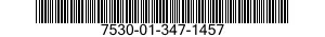 7530-01-347-1457 LABEL 7530013471457 013471457