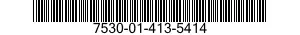 7530-01-413-5414 LABEL 7530014135414 014135414