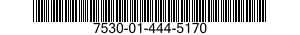 7530-01-444-5170 LABEL 7530014445170 014445170