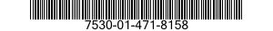 7530-01-471-8158 TAPE,PAPER,COMPUTING MACHINE 7530014718158 014718158