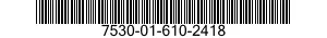 7530-01-610-2418 PAPER,COPYING,XEROGRAPHIC PROCESS 7530016102418 016102418