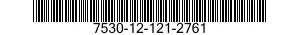 7530-12-121-2761  7530121212761 121212761