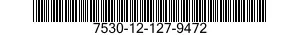 7530-12-127-9472  7530121279472 121279472
