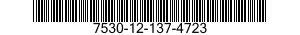 7530-12-137-4723 FORM,PRINTED 7530121374723 121374723
