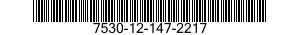 7530-12-147-2217 FORM,PRINTED 7530121472217 121472217