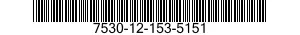 7530-12-153-5151 LABEL 7530121535151 121535151