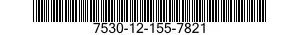 7530-12-155-7821 FORM,PRINTED 7530121557821 121557821