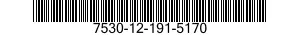 7530-12-191-5170  7530121915170 121915170