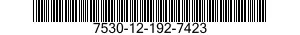 7530-12-192-7423  7530121927423 121927423