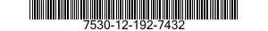 7530-12-192-7432  7530121927432 121927432