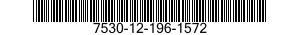 7530-12-196-1572  7530121961572 121961572