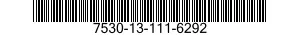 7530-13-111-6292 ENVELOPE,MAILING 7530131116292 131116292