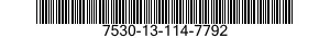7530-13-114-7792 LABEL 7530131147792 131147792