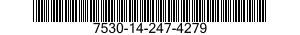 7530-14-247-4279 LABEL 7530142474279 142474279