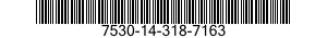 7530-14-318-7163  7530143187163 143187163