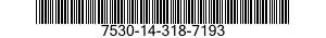 7530-14-318-7193  7530143187193 143187193