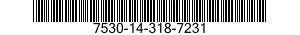 7530-14-318-7231  7530143187231 143187231