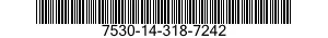 7530-14-318-7242  7530143187242 143187242