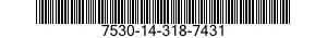 7530-14-318-7431  7530143187431 143187431