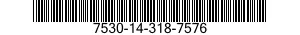 7530-14-318-7576  7530143187576 143187576