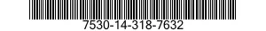 7530-14-318-7632 TAB COMP B 7 48 7530143187632 143187632